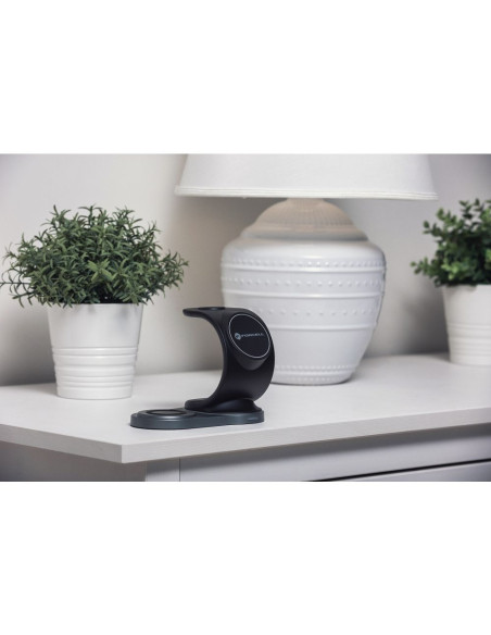 FORCELL 3in1 Qi inductive charger 15W Sail Mag Charger compatible avec MagSafe noir