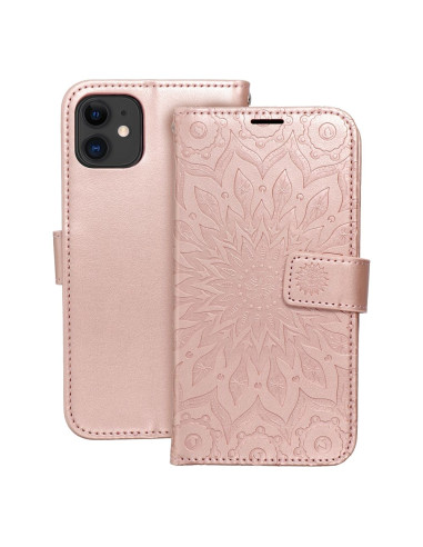 Etui MEZZO Book pour IPHONE 11 mandala or rose