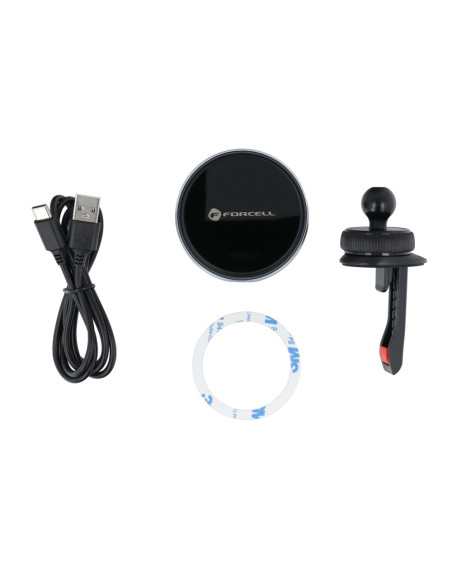 FORCELL support voiture avec charge par induction compatible avec MagSafe 15W HS2