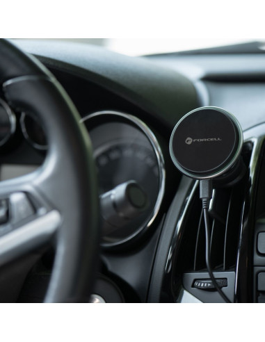 FORCELL support voiture avec charge par induction compatible avec MagSafe 15W HS2