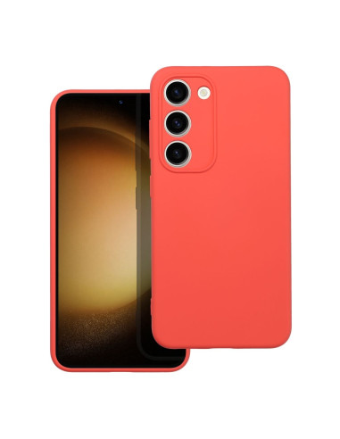 COQUE SILICONE pour SAMSUNG Galaxy S23 pêche