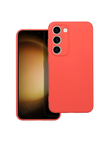 COQUE SILICONE pour SAMSUNG Galaxy S23 pêche