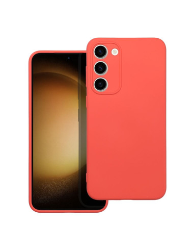 COQUE SILICONE pour SAMSUNG Galaxy S23 PLUS pêche