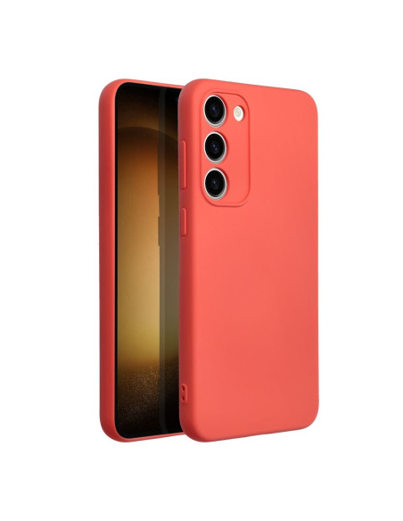 COQUE SILICONE pour SAMSUNG Galaxy S23 PLUS pêche