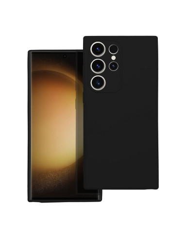 COQUE SILICONE pour Galaxy S23 Ultra NOIR