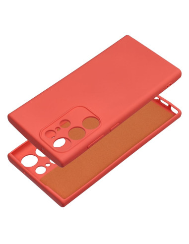 COQUE SILICONE pour Galaxy S23 Ultra pêche