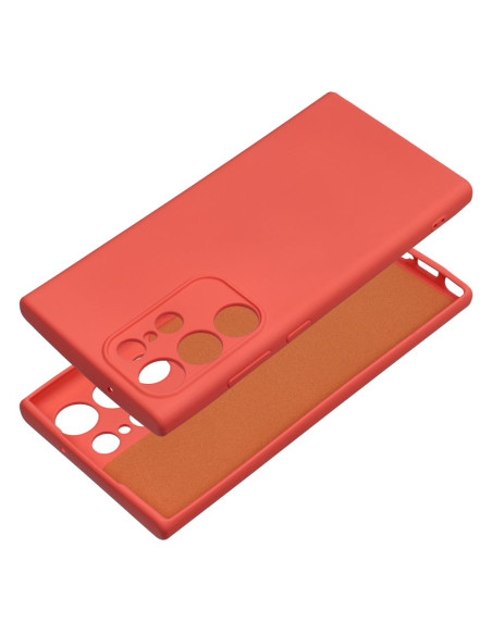 COQUE SILICONE pour Galaxy S23 Ultra pêche