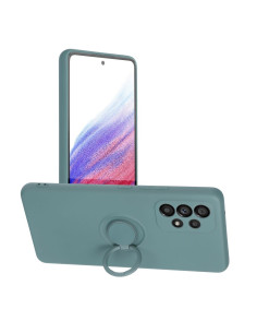 Coque SILICONE RING pour SAMSUNG Galaxy S23 PLUS vert
