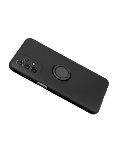 Coque SILICONE RING pour SAMSUNG Galaxy S23 noir