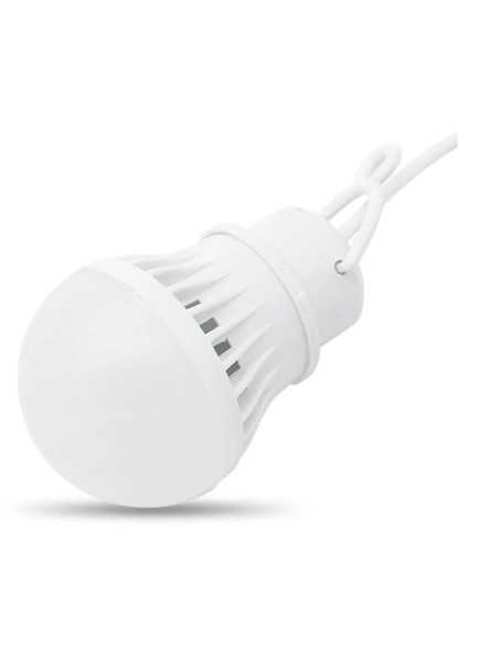 Ampoule LED USB lumière blanche 3W câble 1m 200lm