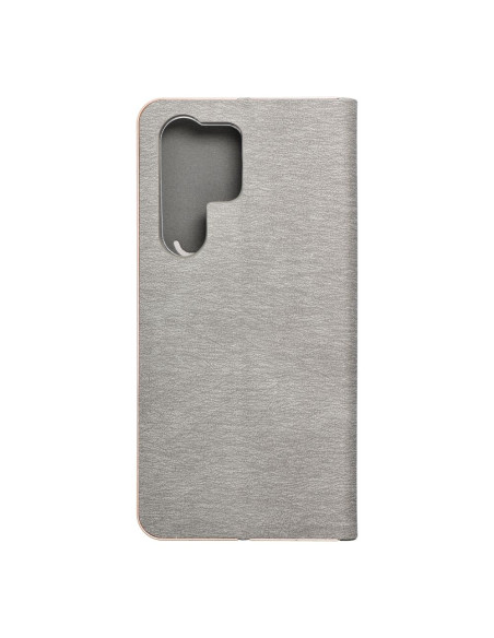 Etui Luna Book pour SAMSUNG S23 Ultra grey