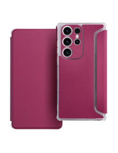 PIANO Etui à livres pour SAMSUNG S23 Ultra magenta