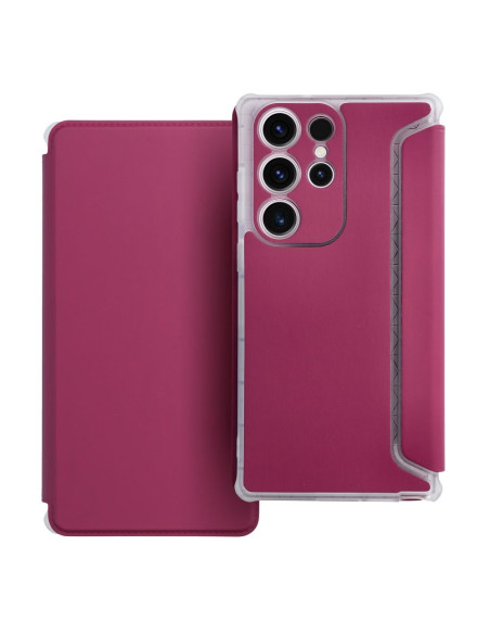 PIANO Etui à livres pour SAMSUNG S23 Ultra magenta