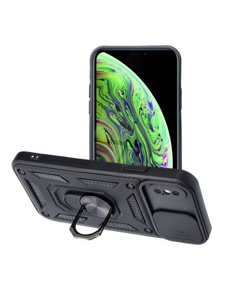 Coque SLIDE ARMOR pour IPHONE X / XS noir