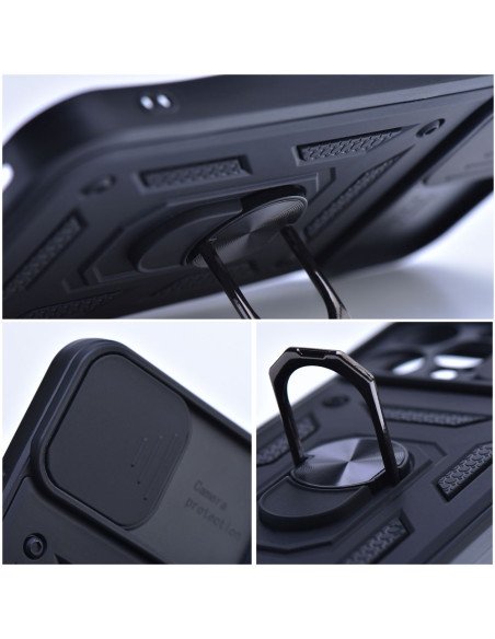 Coque SLIDE ARMOR pour IPHONE X / XS noir