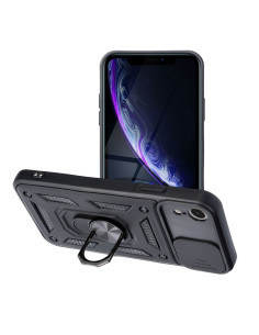 Coque SLIDE ARMOR pour IPHONE XR noir