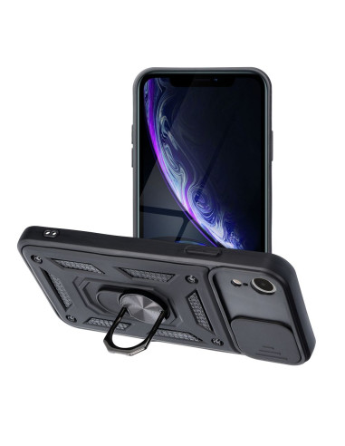 Coque SLIDE ARMOR pour IPHONE XR noir