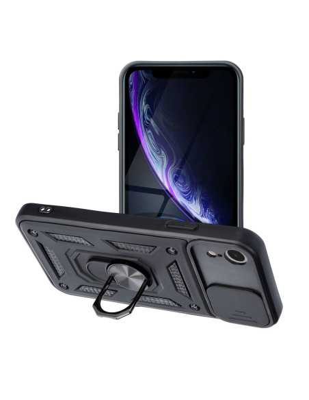 Coque SLIDE ARMOR pour IPHONE XR noir