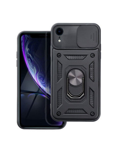 Coque SLIDE ARMOR pour IPHONE XR noir