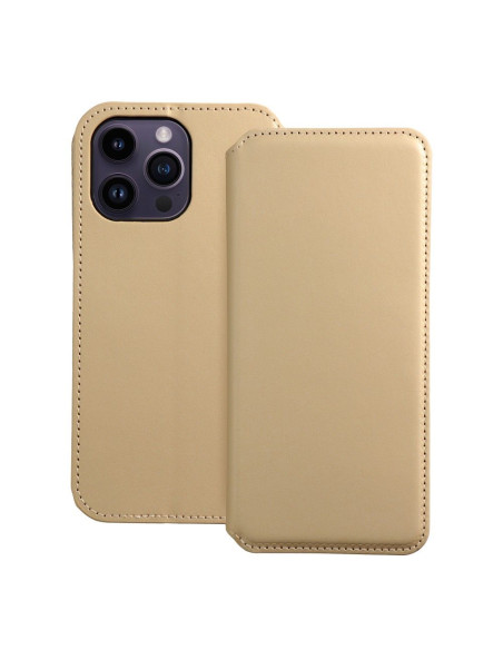 Etui double pour IPHONE 14 PRO MAX doré