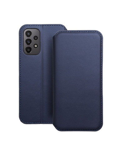 DUAL POCKET Book case for SAMSUNG A23 5G navy