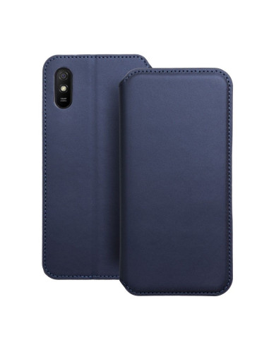 DUAL POCKET Book case for XIAOMI Redmi 9A / 9AT navy