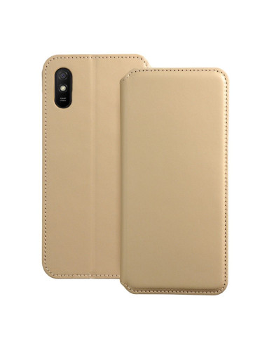 DUAL POCKET Book case for XIAOMI Redmi 9A / 9AT gold