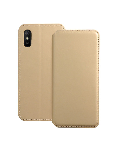 DUAL POCKET Book case for XIAOMI Redmi 9A / 9AT gold