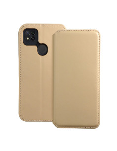 DUAL POCKET Book case for XIAOMI Redmi 9c gold