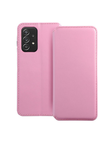 DUAL POCKET Book case for SAMSUNG A52 / A52S / A52 5G light pink