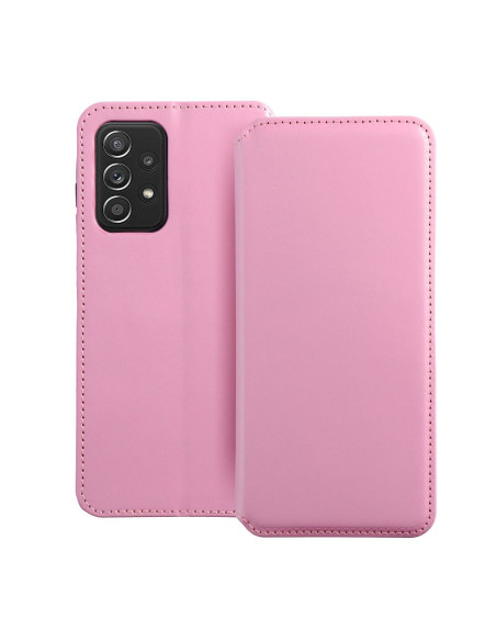 DUAL POCKET Book case for SAMSUNG A52 / A52S / A52 5G light pink