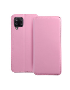 DUAL POCKET Book case for SAMSUNG A12 / M12 light pink