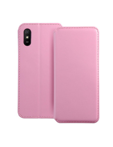 DUAL POCKET Book case for XIAOMI Redmi 9A / 9AT light pink