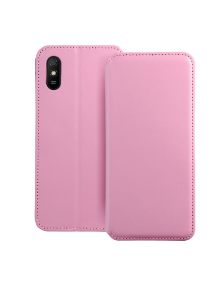 DUAL POCKET Book case for XIAOMI Redmi 9A / 9AT light pink
