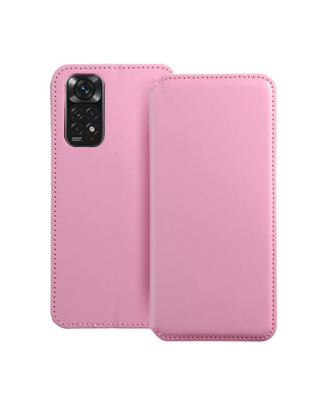 DUAL POCKET Book case for XIAOMI Redmi Note 11 / 11S light pink