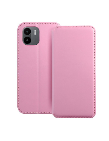 DUAL POCKET Book case for XIAOMI Redmi A1 / Redmi A2 light pink