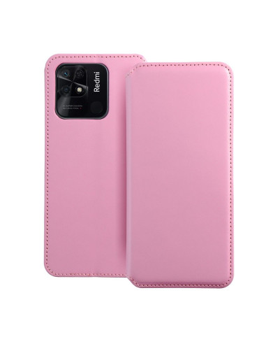 DUAL POCKET Book case for XIAOMI Redmi 10c light pink