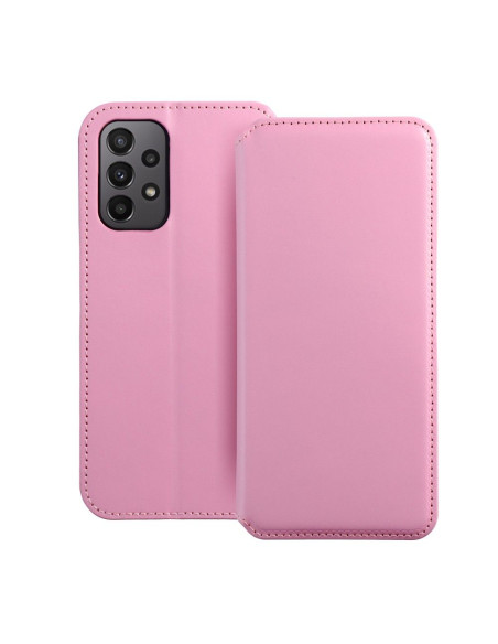 DUAL POCKET Book case for SAMSUNG A23 5G light pink