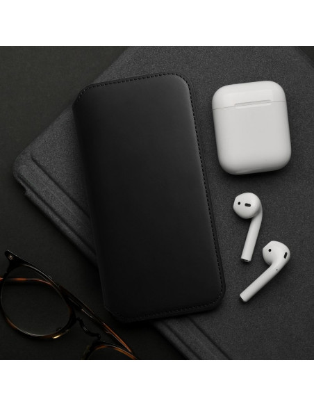 DUAL POCKET Book case for SAMSUNG S21 FE black