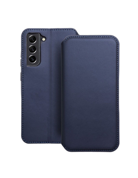 DUAL POCKET Book case for SAMSUNG S21 FE navy