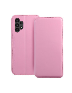 DUAL POCKET Book case for SAMSUNG A13 4G light pink