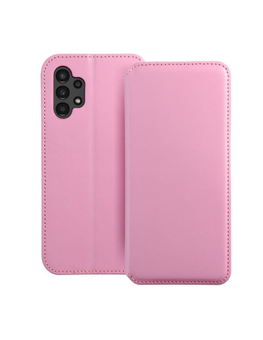 DUAL POCKET Book case for SAMSUNG A13 4G light pink