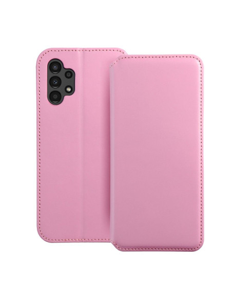 DUAL POCKET Book case for SAMSUNG A13 4G light pink