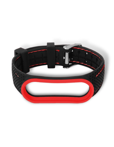 Elastomer strap LIFESTYLE for XIAOMI Mi Band 7 black (04)