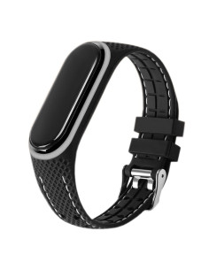 Bracelet en élastomère LIFESTYLE pour XIAOMI Mi Band 7 noir (03)