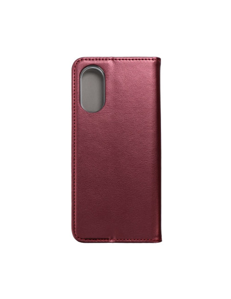 SMART MAGNETO Book case for OPPO A17 burgundy