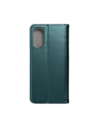 Etui Smart Magneto pour OPPO A17 vert foncé