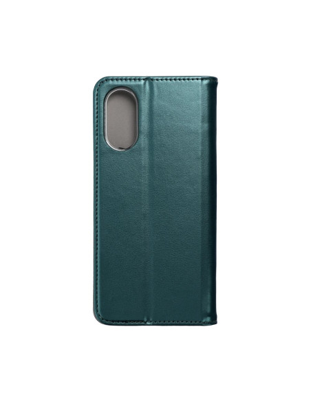 Etui Smart Magneto pour OPPO A17 vert foncé