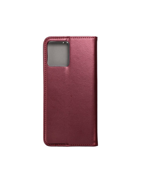 SMART MAGNETO Book case for MOTOROLA EDGE 30 Fusion burgundy