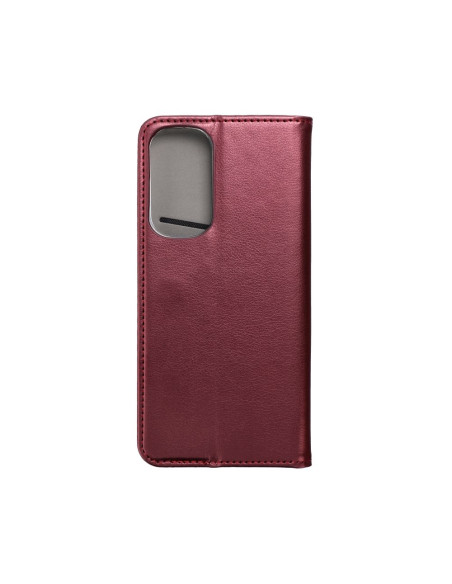 SMART MAGNETO Book case for MOTOROLA EDGE 30 burgundy